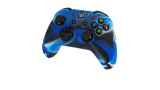  Protective Cover & Ribbed Handle Grip Camo Blue pentru Xbox One