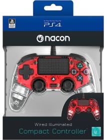 Nacon Wired Compact Controller Light Red 