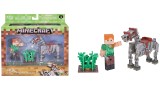 Figurina Joc Minecraft Alex With Skeleton Horse 16601
