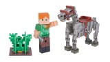 Figurina Joc Minecraft Alex With Skeleton Horse 16601