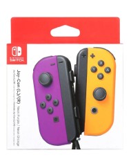 Joy Con Pair Neon Purple Neon Orange