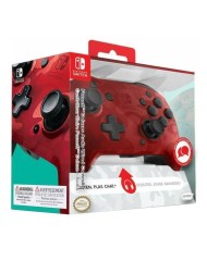 Pdp Face Off Deluxe Controller + Audio Camo Red