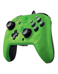 Pdp Face Off Deluxe Controller + Audio Camo Green