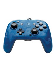 Pdp Face Off Deluxe Controller + Audio Camo Blue