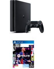 Consola PlayStation 4 Slim 500GB, Jet Black, F-...