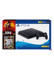 Consola 500gb Slim + Red Dead Redemption 2 + Gt...