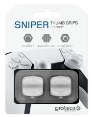 Gioteck Sniper Thumb Grips Translucent White