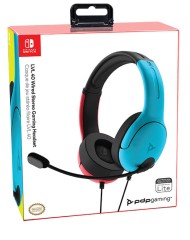 Pdp Lvl40 Wired Headset: Blue & Red - Nsw