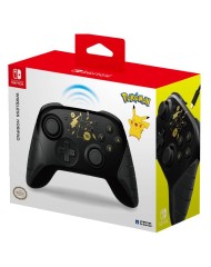 Controller Hori Wireless Horipad Pokemon Pikachu Black & Gold