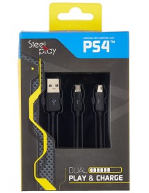Cablu Dublu Steelplay De Incarcare Pentru Controllere 