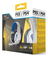 Casti Steelplay Stereo Cu Fir: Hp 44 Alb/albastru - Ps5