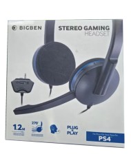 Casti Bigben De Gaming Cu Fir Negru Ps4
