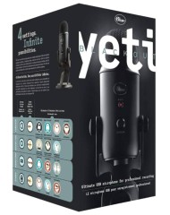 Blue Microfon Yeti Blackout