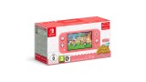 Consola Nintendo Switch Lite Coral + ANIMAL CROSSING & 3M NSO G/R