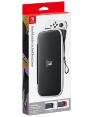 Husa & Protector De Ecran Negru/alb Oled