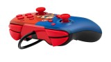  Controller Pdp Faceoff Deluxe Audio Super Mario Rosu Albastru pentru NSW