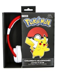 Casti Otl Pokemon Pokeball Rosu/alb