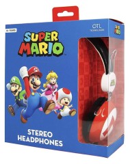 Casti Otl Super Mario Iconic Alb/rosu