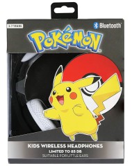 Casti Otl Pokemon Pokeball Bt Unior Negru