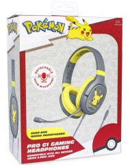 Casti Cu Fir Otl Pokemon Pro G1 Galben/gri