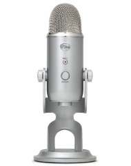 Blue Microfon Yeti Silver