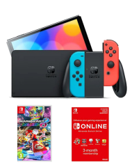 Consola Nintendo Switch Red And Blue + Jocul Ma...