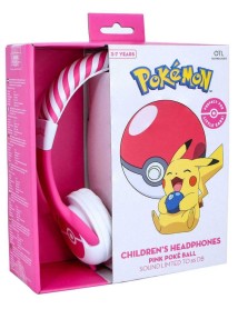 Casti Otl Pokemon Pokeball Roz 