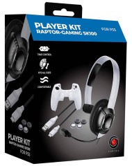 Bundle Accesorii Cu Casti Mono 4in1 Sk100 Alb/negru Pentru Playstation 5
