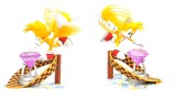 Figurina Statueta Diamond Sonic Gallery Tails Pvc 23cm