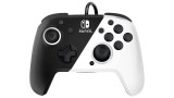  Controller Pdp Faceoff Deluxe + Audio Alb Negru pentru NSW