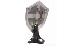 Figurina Statueta F4f The Legend Of Zelda Breath Of The Wild Hylian Shield