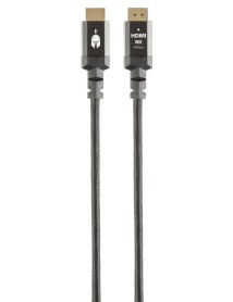 Cablu Hdmi 2.1 Spartan Gear Lungime De 1,5m Aluminiu Cu Dopuri Placate Cu Aur 