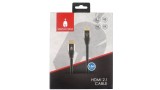  Cablu Hdmi Spartan Gear 2.1 15m Lungime Aliaj De Zinc Cu Dopuri Placate Cu Aur pentru PS5 / PC