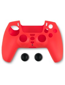 Husa Din Silicon Pentru Controller Si Protectie Pentru Butoane Spartan Gear Ps5 Rosu 