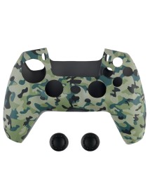 Husa Din Silicon Pentru Controller Si Protectie Pentru Butoane Spartan Gear Verde Camo 
