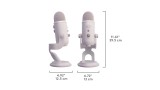 Microfon Blue Yeti Aurora Collection Usb Alb pentru Pc
