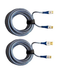 Imp Pachet Dublu De Cabluri încărcare Rapidă 4m Play And Charge A La C, C La C