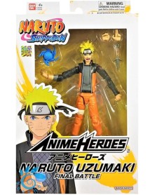 Bandai Anime Heroes Naruto Uzumaki Naruto Final Battle 16cm 