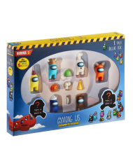 Set Among Us Crewmate 8 Pack Deluxe Box 4cm S2 Random Au2270