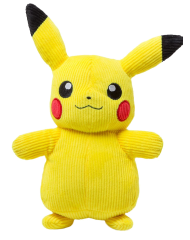 Pokemon Corduroy Pikachu W6 20cm
