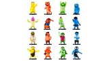 Figurina Joc Set Gang Beasts Collectible 8 Pack Deluxe Box Including 2 Rare Hidden Characters S1 Rand