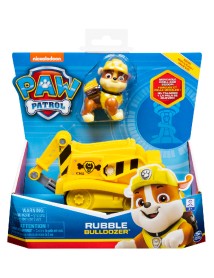 Paw Patrol Rubble Bulldozer Vehicle With Pup 