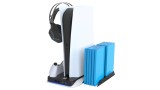  DLX+ Led Multi Function Charger Tower White pentru PS5