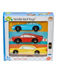 Set Retro Cars Tender Leaf (tl8353)