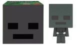 Figurina Statueta Mattel Minecraft Mob Head Minis Wither Skeleton Hkr68