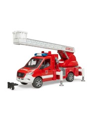 Vehicul Bruder Mb Sprinter Fire Engine W/ladder, Waterpump, Lights & Sound (br2673)