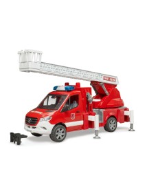 Vehicul Bruder Mb Sprinter Fire Engine W/ladder, Waterpump, Lights & Sound (br2673) 