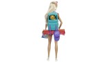 Papusa Barbie & Camping With Puppy Malibu (hdf73)