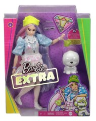Papusa Barbie Extra Shimmer Look & Pet Puppy (g...