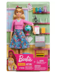 Papusa Barbie Blonde Teacher (gjc23)